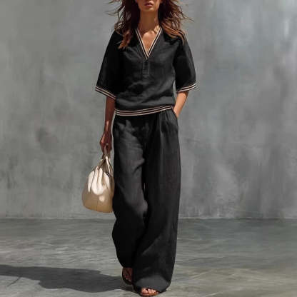 NOA™ ENSEMBLE COTON & LIN CHIC NATUREL