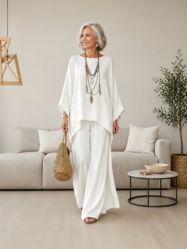 Celeste™ | Elegant Linen Two-Piece Set