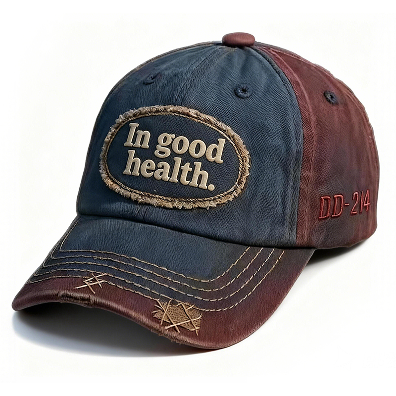 🔥LAST DAY 49% OFF -🤩"In Good Health "Vintage Baseball Cap