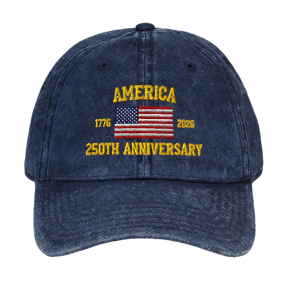America 250th Anniversary Vintage Cotton Twill Cap