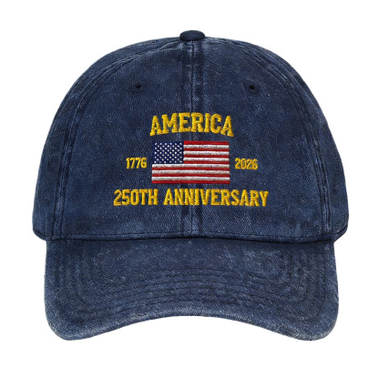 America 250th Anniversary Vintage Cotton Twill Cap