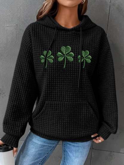Women's St. Patrick's Day Printed Hooded Sweatshirt