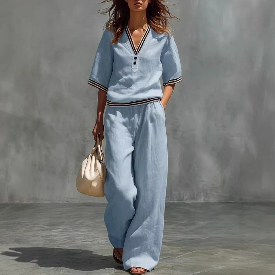 NOA™ ENSEMBLE COTON & LIN CHIC NATUREL