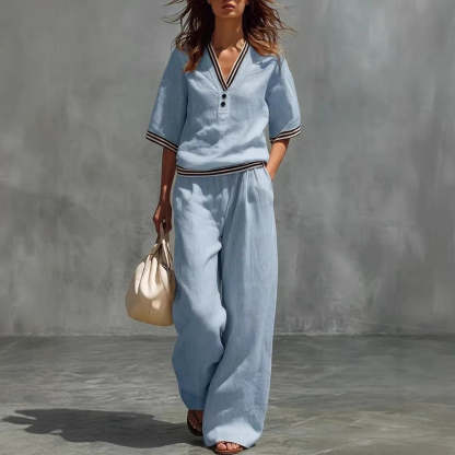 NOA™ ENSEMBLE COTON & LIN CHIC NATUREL