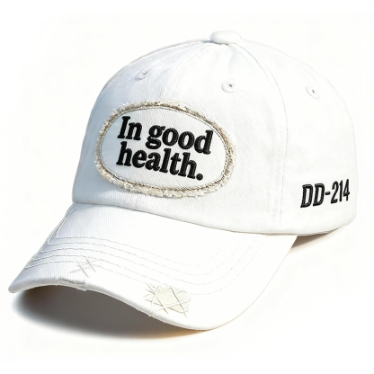 🔥LAST DAY 49% OFF -🤩"In Good Health "Vintage Baseball Cap