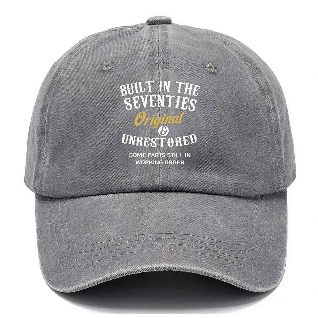 Classic 70s-80s: The Witty Hat for Spirited Survivors