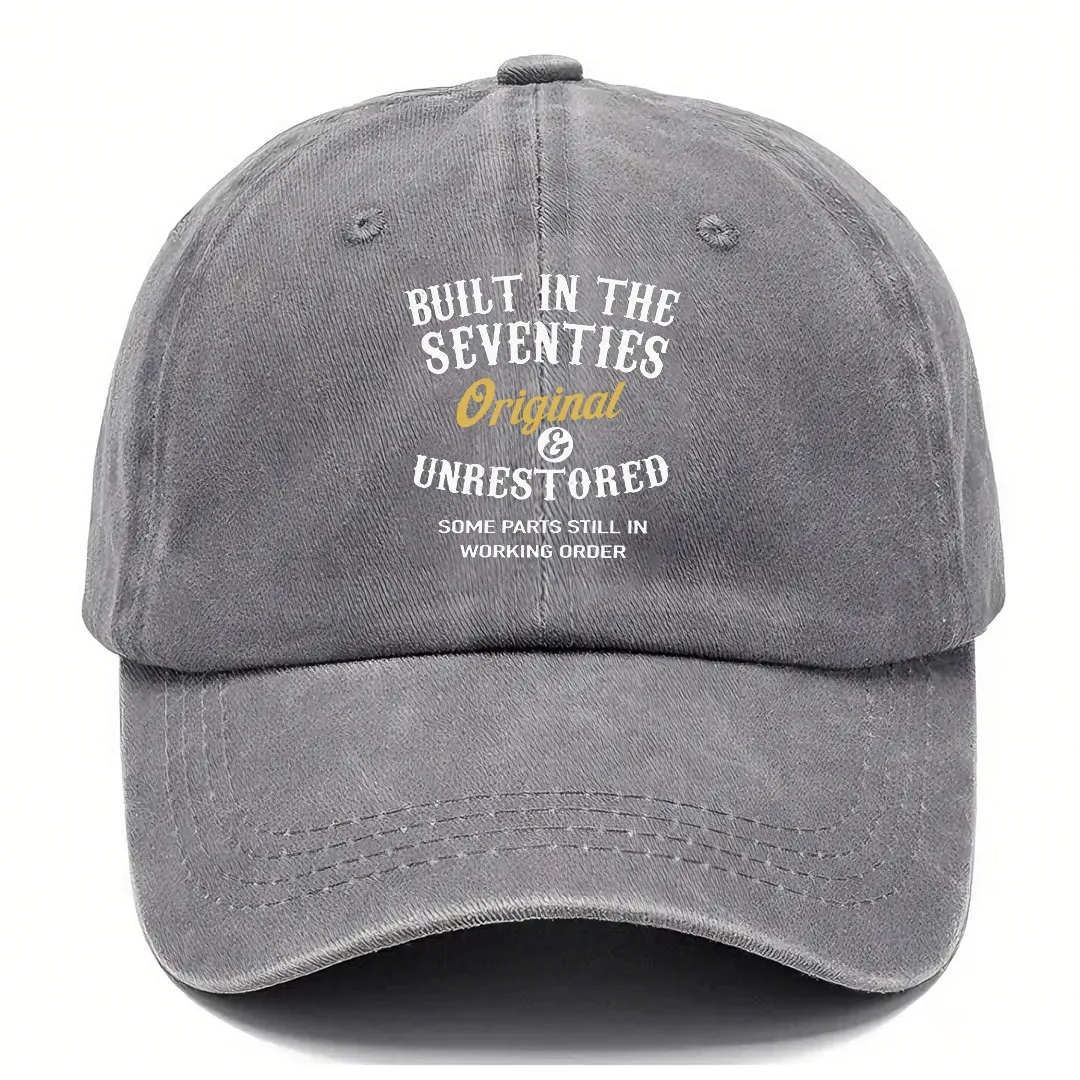 Classic 70s-80s: The Witty Hat for Spirited Survivors