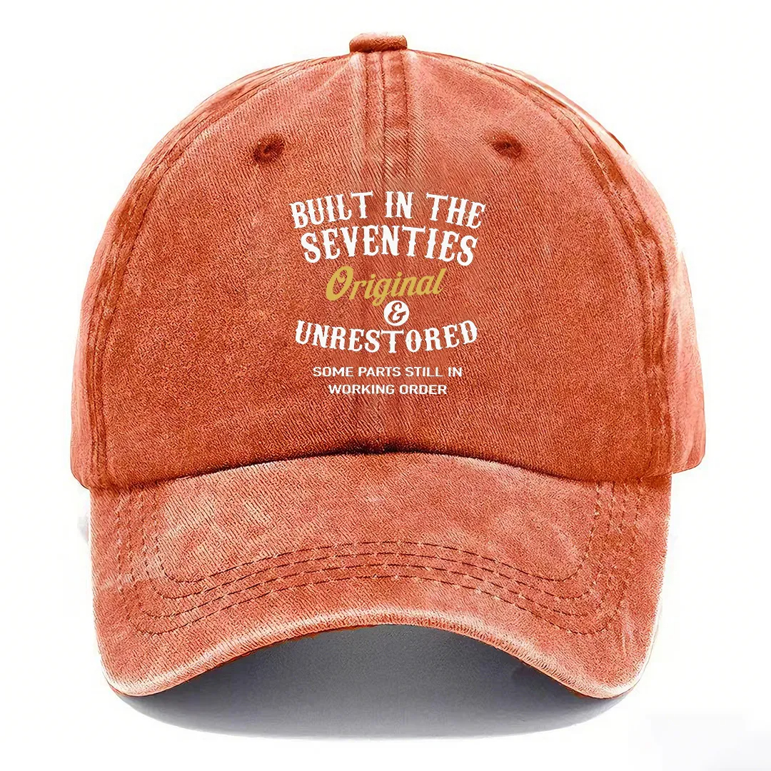 Classic 70s-80s: The Witty Hat for Spirited Survivors