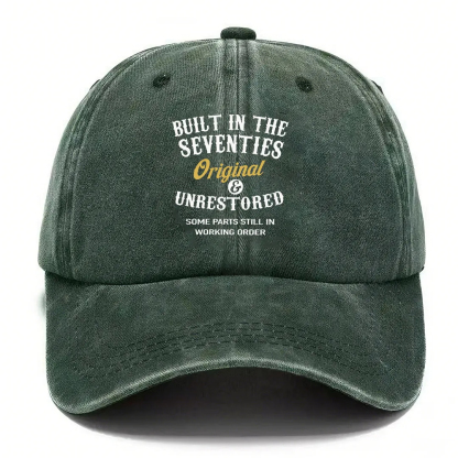 Classic 70s-80s: The Witty Hat for Spirited Survivors