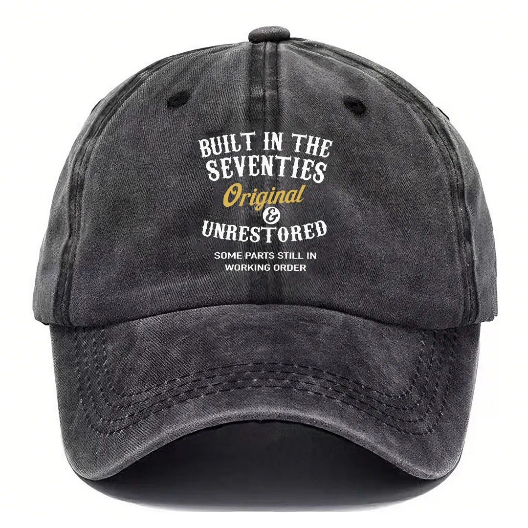 Classic 70s-80s: The Witty Hat for Spirited Survivors