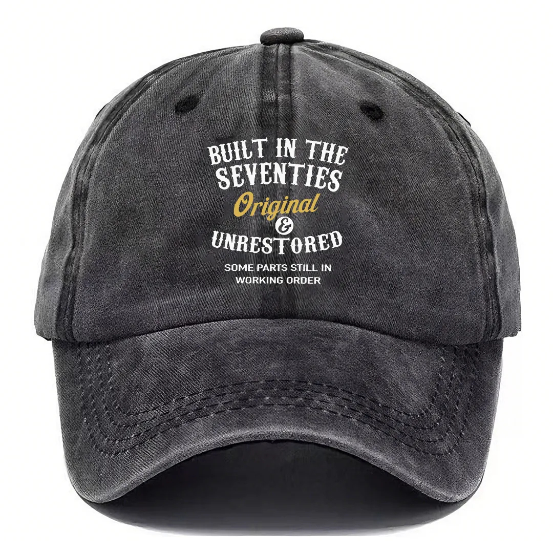 Classic 70s-80s: The Witty Hat for Spirited Survivors