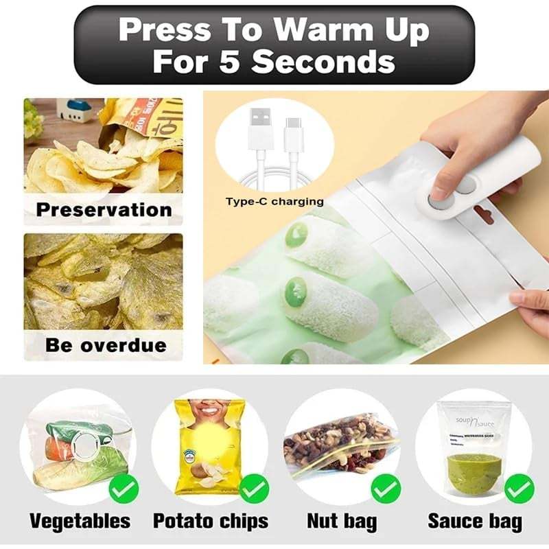 🎁 2025 Upgraded Mini Bag Sealer