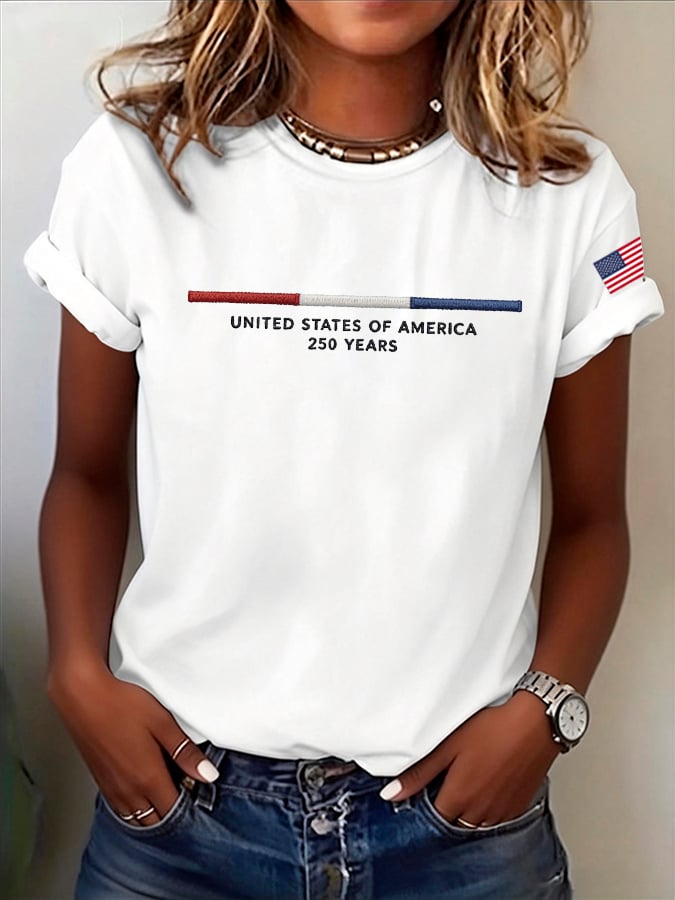 Women's America 250th Anniversary  T-shirt