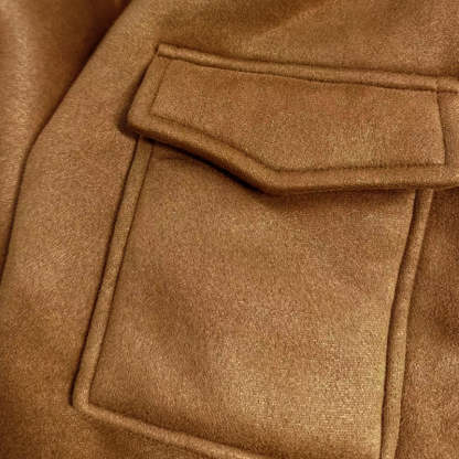 Men's Vine Winter Lambswool WarLapellti-pocket Thick Coat