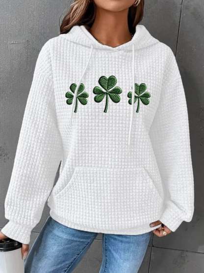 Women's St. Patrick's Day Printed Hooded Sweatshirt