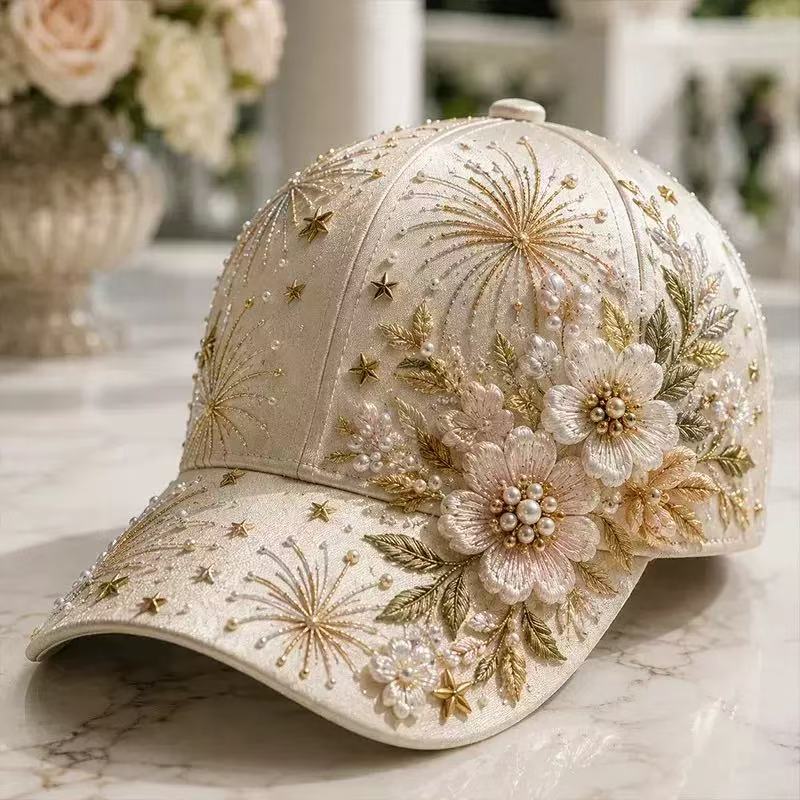 hummingbird baseball cap, sun-protective duckbill cap for spring and summer, ethnic style, versatile and fashionable.
