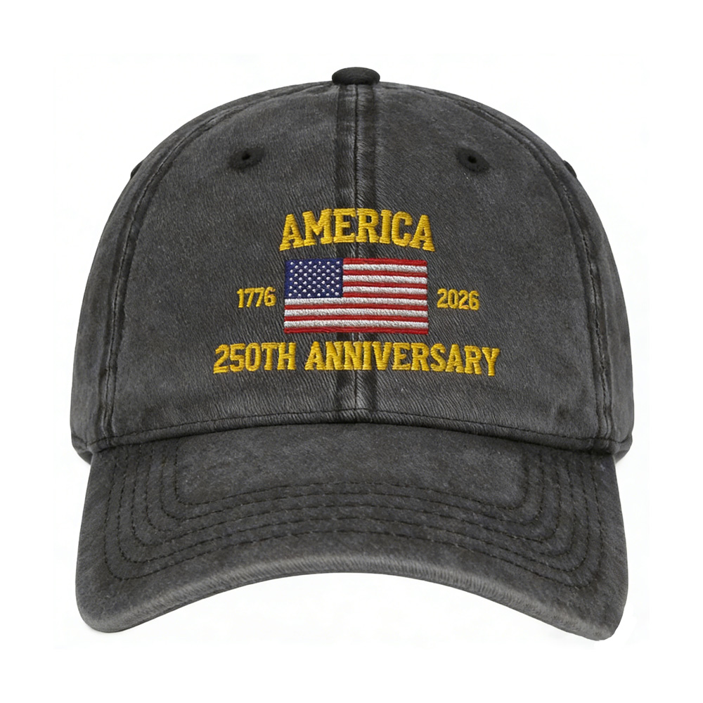 America 250th Anniversary Vintage Cotton Twill Cap