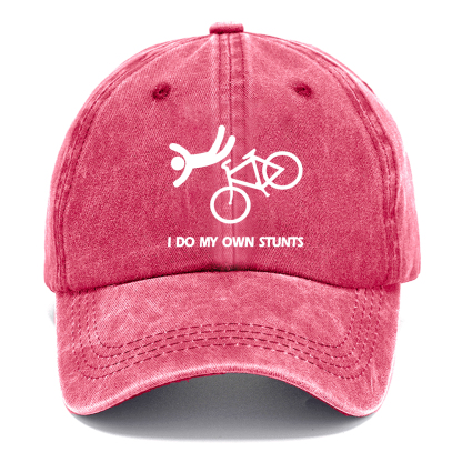 I Do My Own Stunts Hat | Vintage Washed Baseball Cap