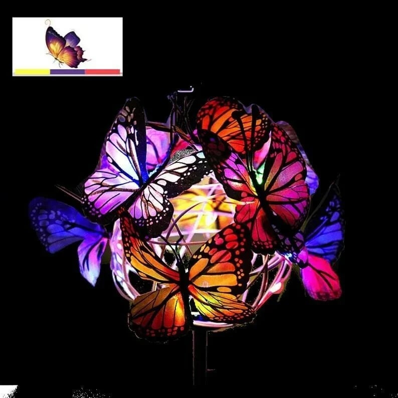 🔥BIG SALE - 50% OFF🔥Solar Stake Lights Butterflies Decor Lights 