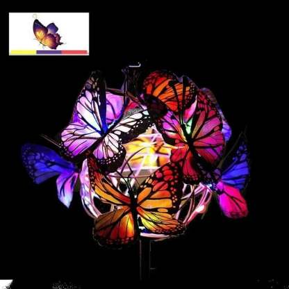 🔥BIG SALE - 50% OFF🔥Solar Stake Lights Butterflies Decor Lights 