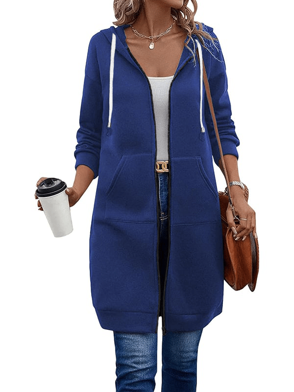 Women Casual Zip up Hoodies