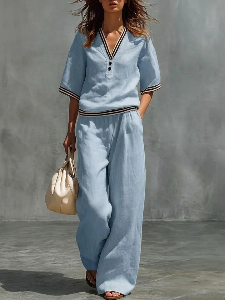NOA™ ENSEMBLE COTON & LIN CHIC NATUREL