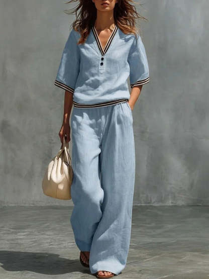 NOA™ ENSEMBLE COTON & LIN CHIC NATUREL
