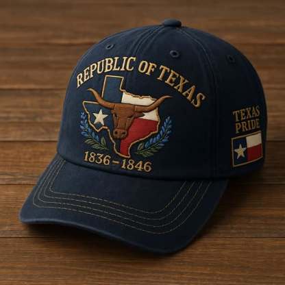 Republic of Texas Commemorative Hat – Show Your Texas Pride 🤠