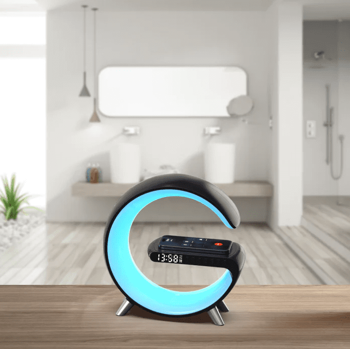 Mood Lamp with App Control（Night light + Wireless charging + Speaker + Wireless charging）