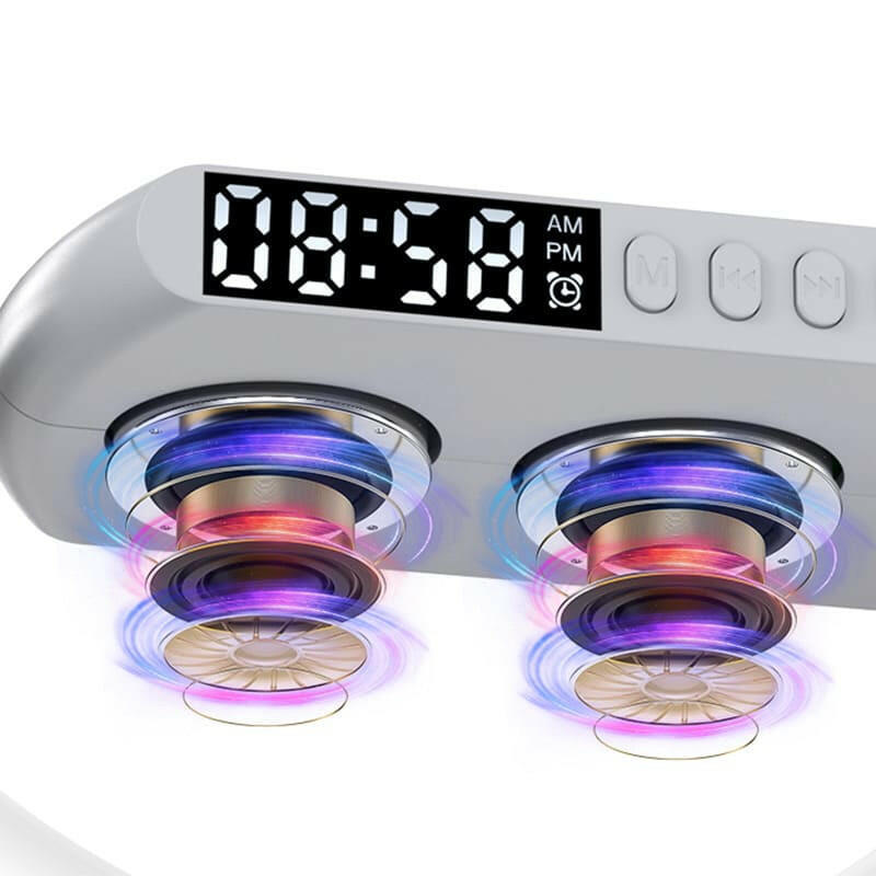 Mood Lamp with App Control（Night light + Wireless charging + Speaker + Wireless charging）