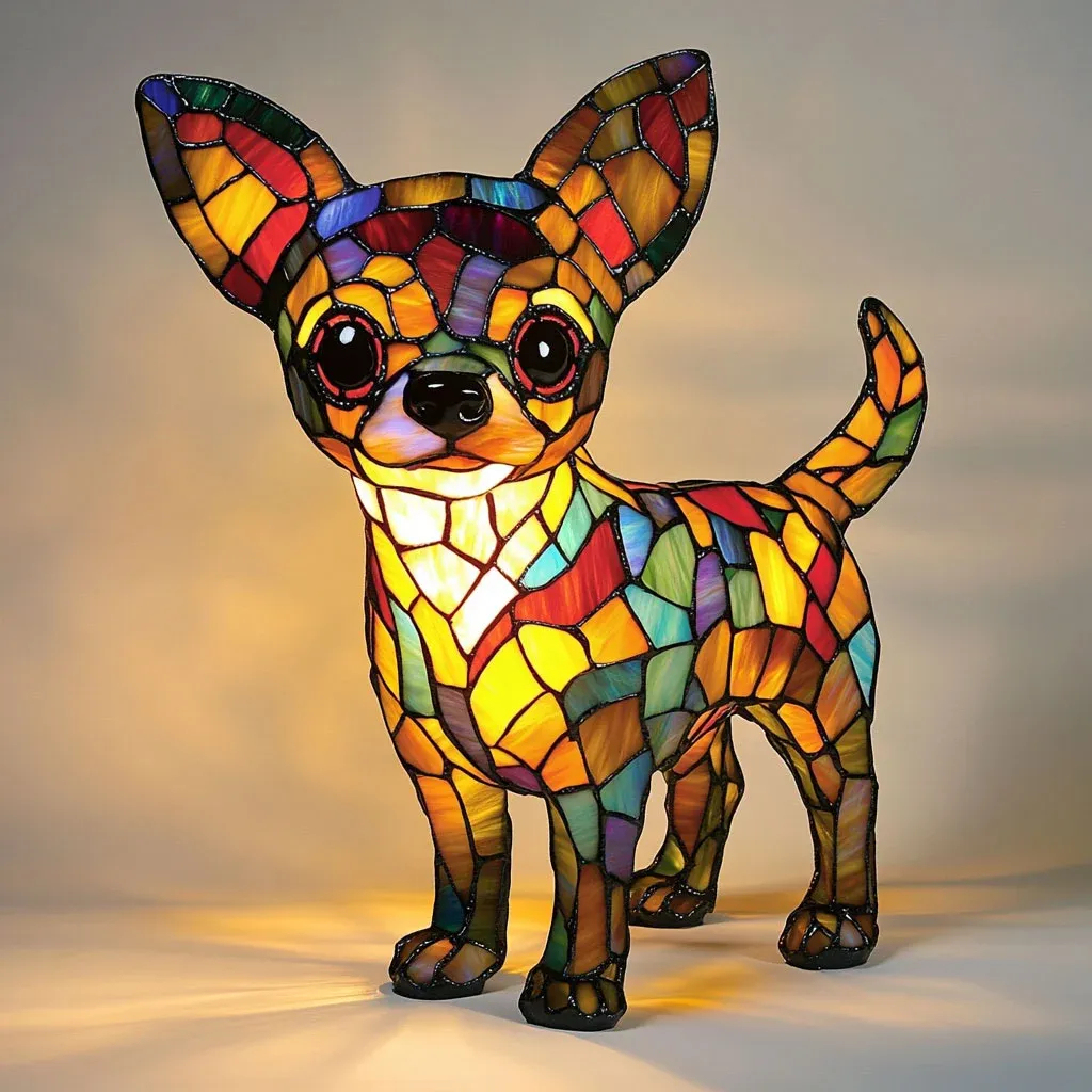 🔥 LAST DAY 50% OFF - Funny Chihuahua B Lamps 🔥 Buy 2, get free shipp