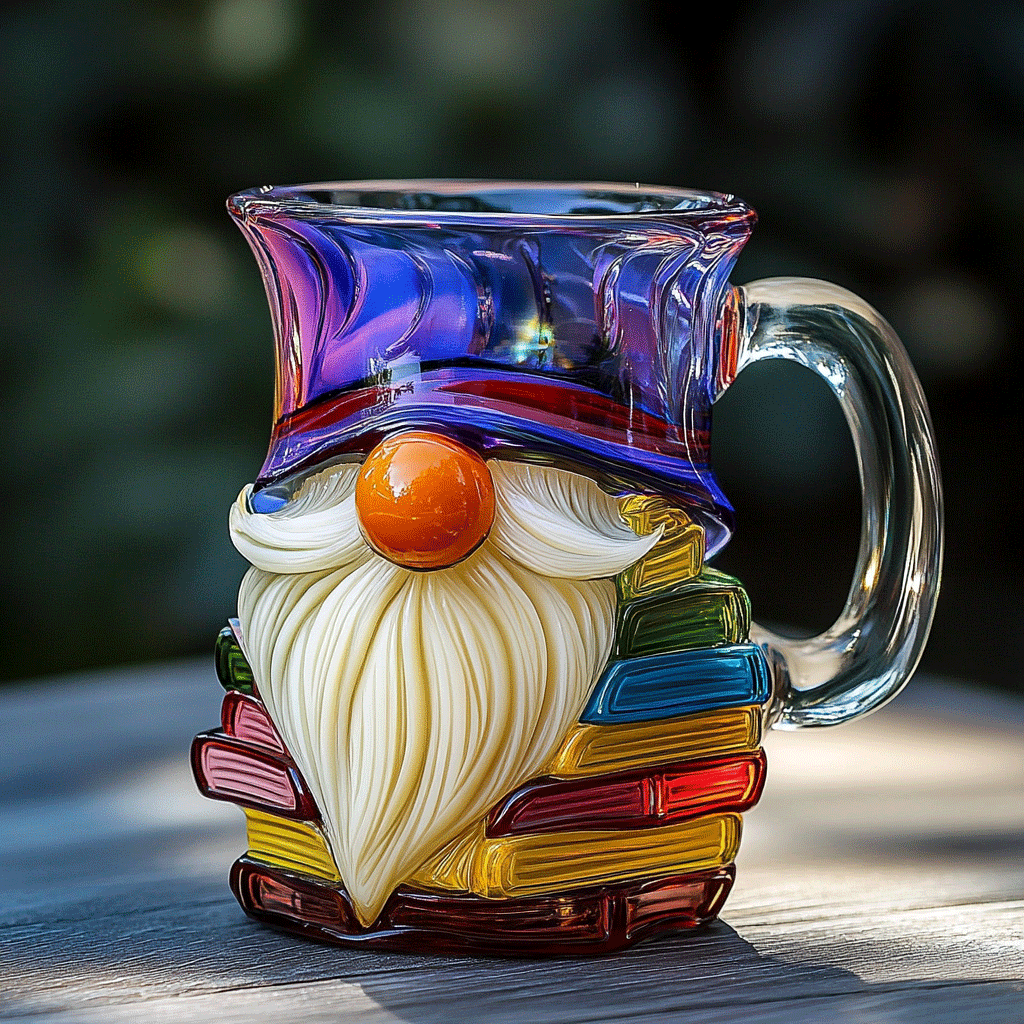 Painted Gnome Book Mug