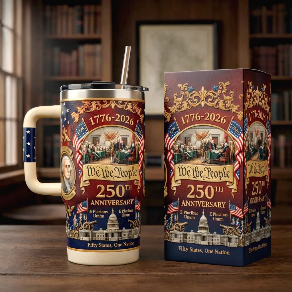 U.S. 250th Anniversary Commemorative Travel Tumbler