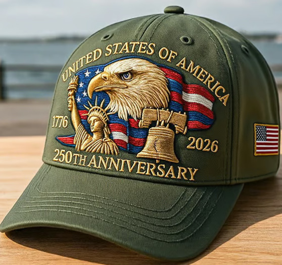 Eagle & Liberty – United States 250th Anniversary Hat
