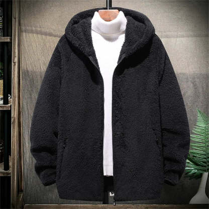 Fashionable warm fleece sweater