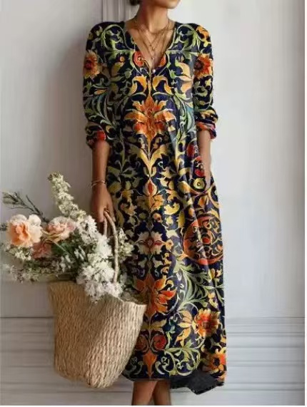 Women's Printed Everyday Comfort Dress