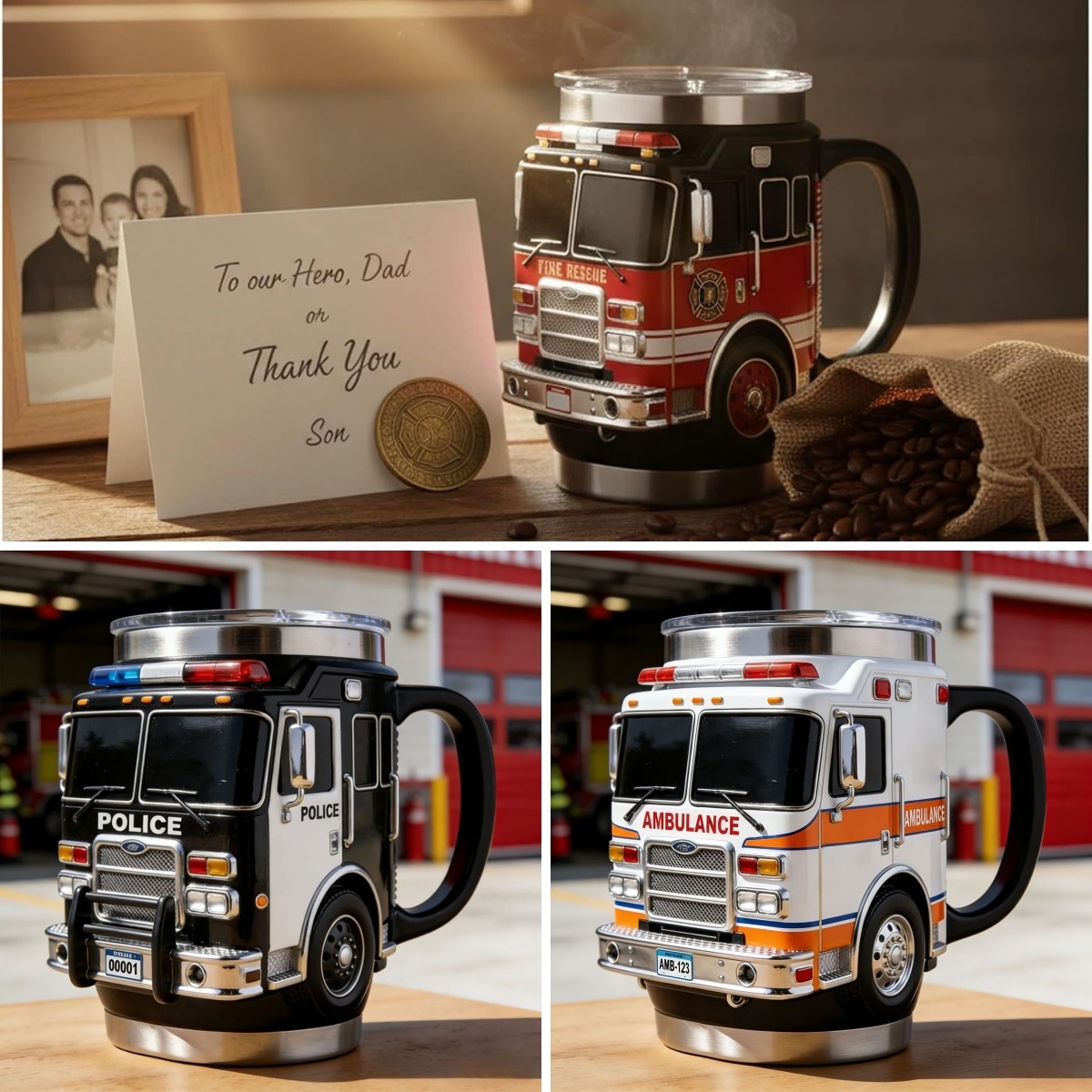 Fire Rescue Mug – For the Bravest Among Us