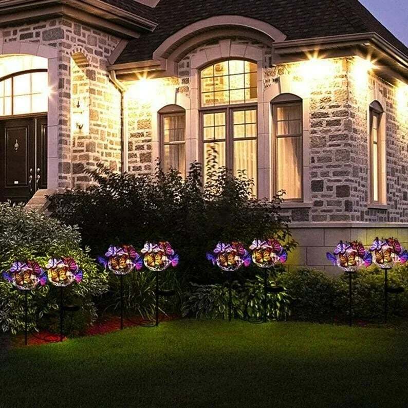 🔥BIG SALE - 50% OFF🔥Solar Stake Lights Butterflies Decor Lights 