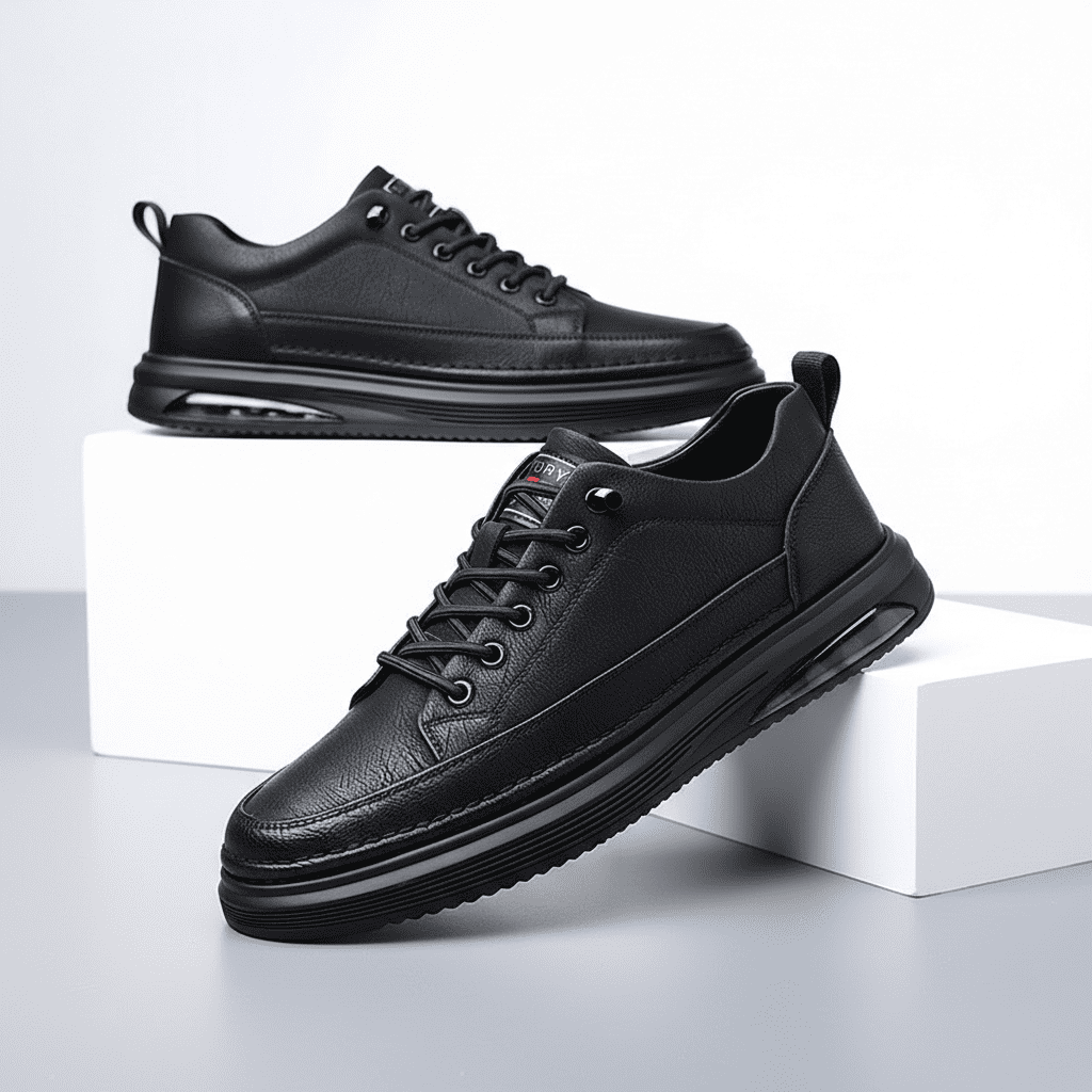 Hawthorne Air Cushion Leather Sneakers