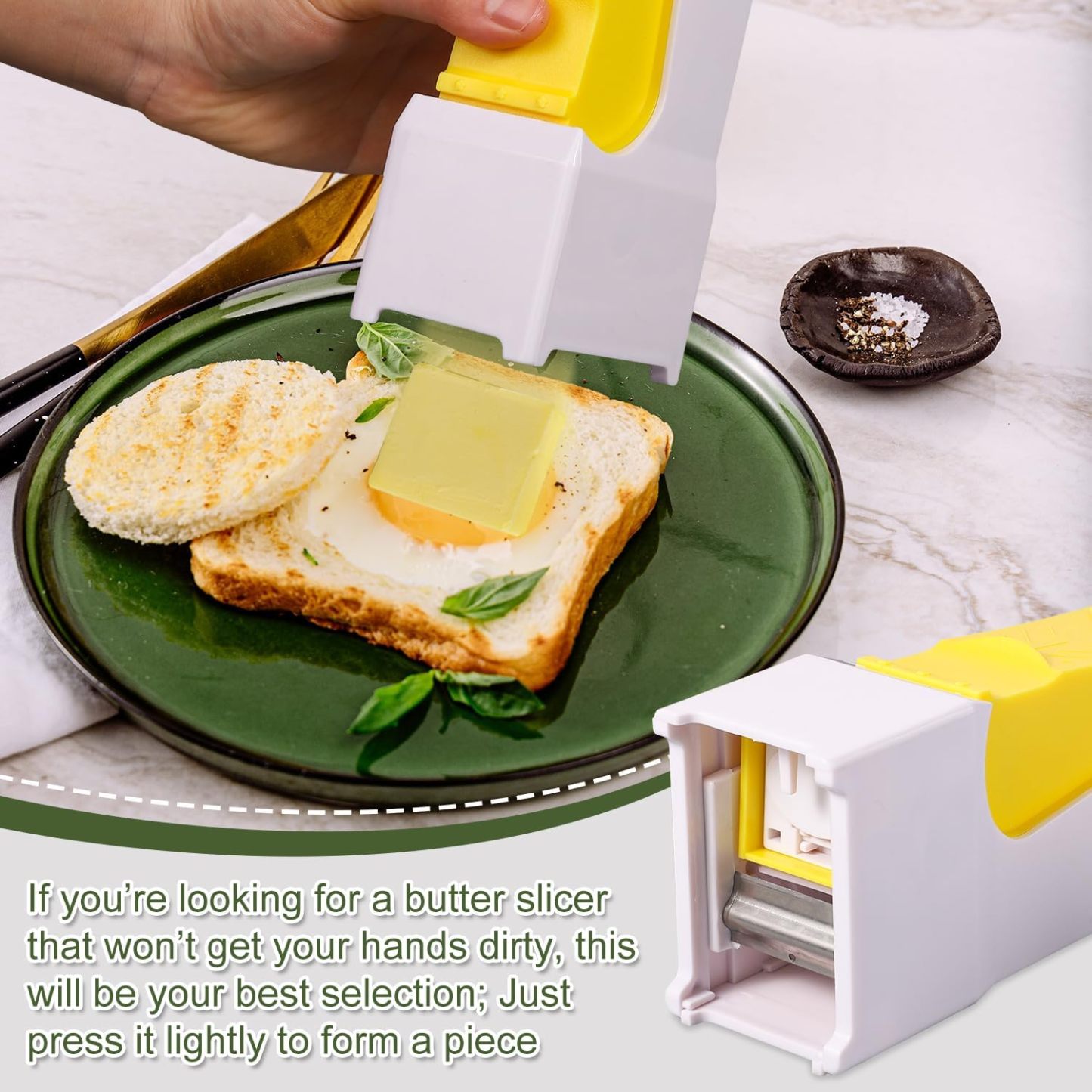 🧈 Transform Your Buttering Game ✨ Stick Butter Cutter - For Perfect, Mess-Free Slices Every Time!
