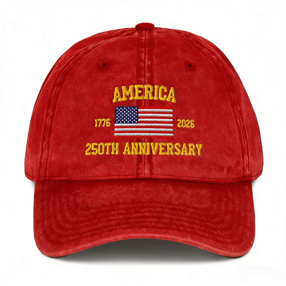 America 250th Anniversary Vintage Cotton Twill Cap