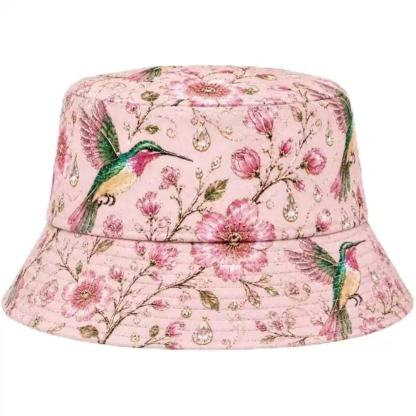hummingbird fisherman's hat, sun-protective duckbill hat for spring and summer, ethnic style, versatile and fashionable.