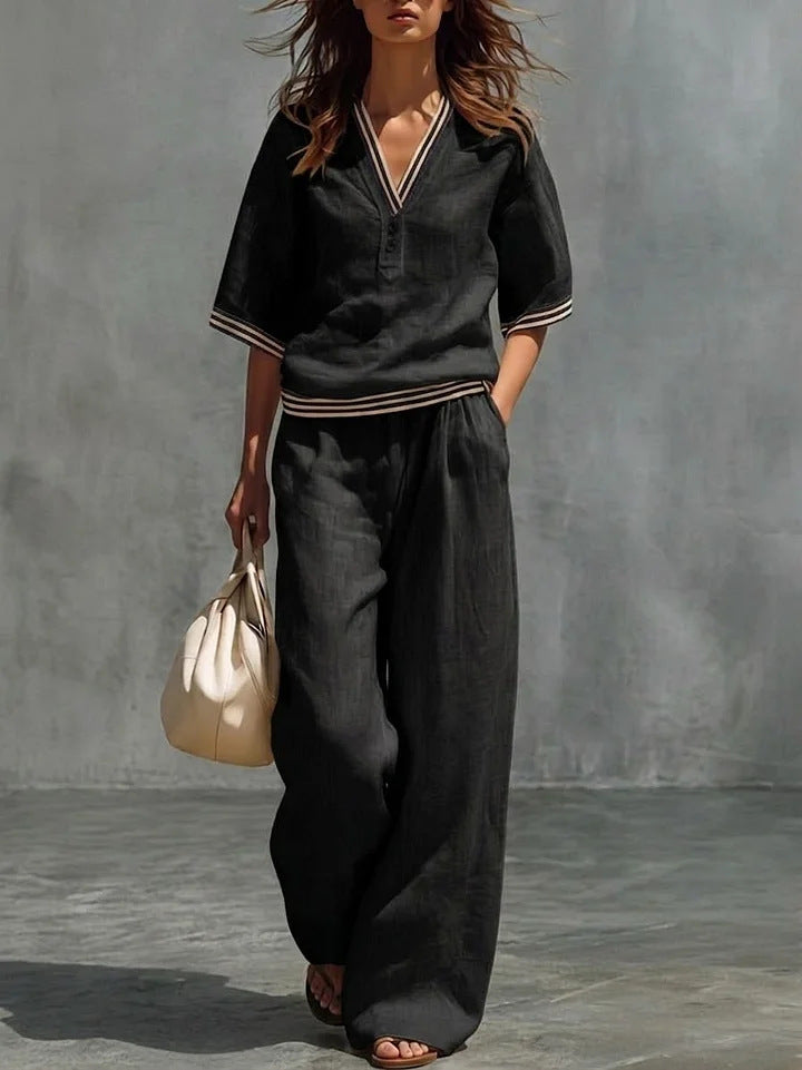 NOA™ ENSEMBLE COTON & LIN CHIC NATUREL