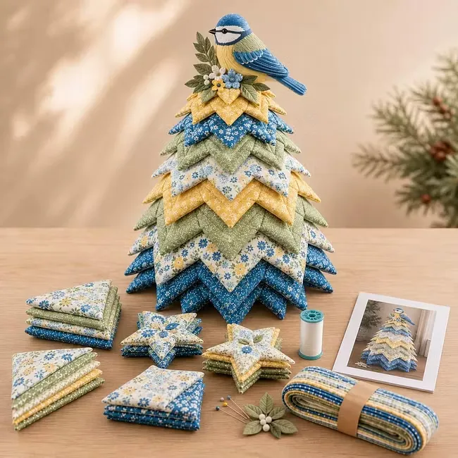 🔥49% Off Last Day -Quilted Christmas Tree DIY Kit