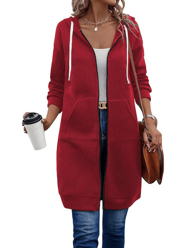 Women Casual Zip up Hoodies