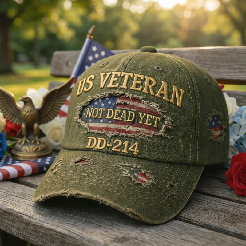 US Veteran Printed Casual Hat