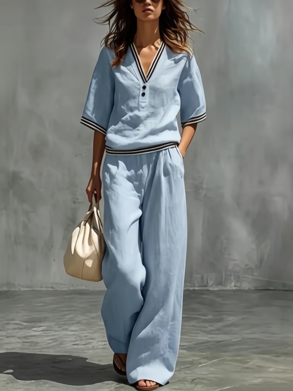 NOA™ ENSEMBLE COTON & LIN CHIC NATUREL