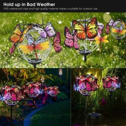 🔥BIG SALE - 50% OFF🔥Solar Stake Lights Butterflies Decor Lights 