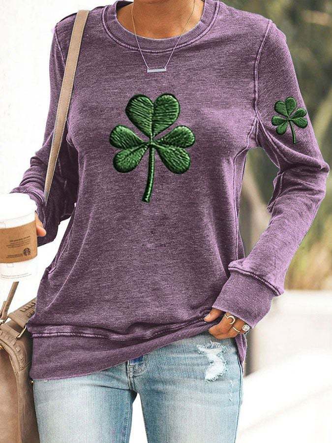 Women's St. Patrick's Day Casual Printed Sweatshirt