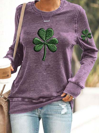 Women's St. Patrick's Day Casual Printed Sweatshirt